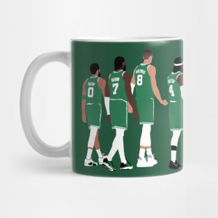 Boston Celtics Starting Five Mug